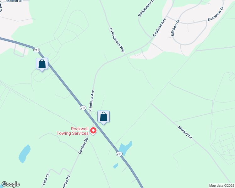 map of restaurants, bars, coffee shops, grocery stores, and more near 2829 Indiana Avenue Extension in Aberdeen