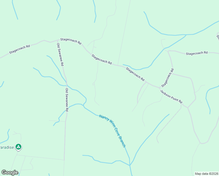 map of restaurants, bars, coffee shops, grocery stores, and more near 1454 Stagecoach Road in Sewanee