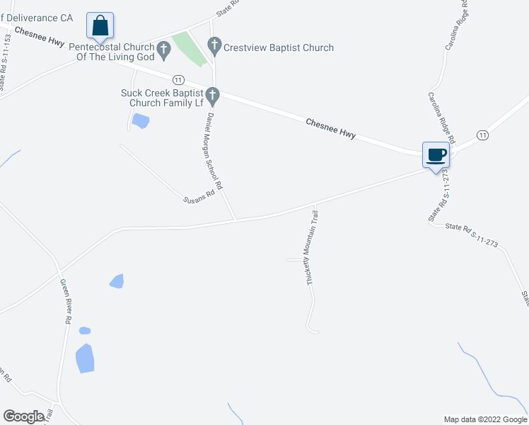 map of restaurants, bars, coffee shops, grocery stores, and more near 438 Old Metal Road in Gaffney