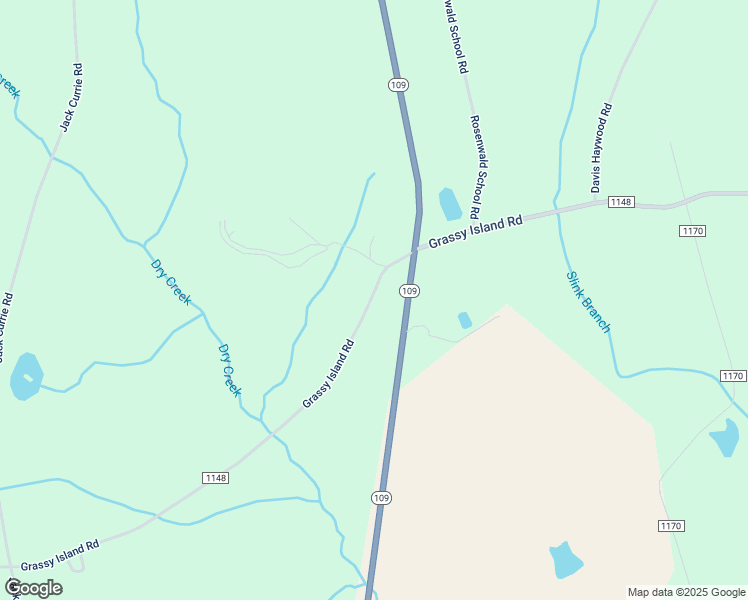 map of restaurants, bars, coffee shops, grocery stores, and more near 6059 Grassy Island Road in Mount Gilead