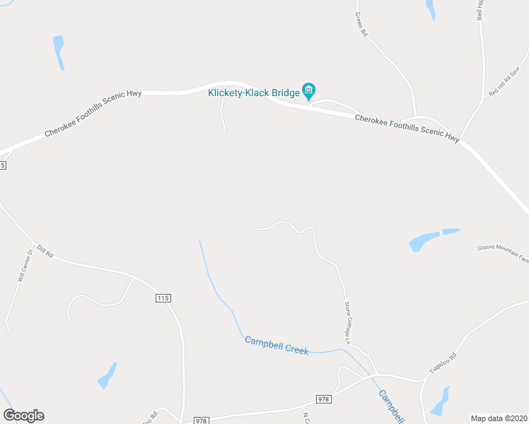 map of restaurants, bars, coffee shops, grocery stores, and more near 80 Stone Cottage Lane in Landrum