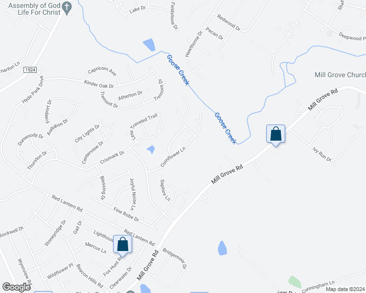 map of restaurants, bars, coffee shops, grocery stores, and more near 2011 Cornflower Lane in Indian Trail