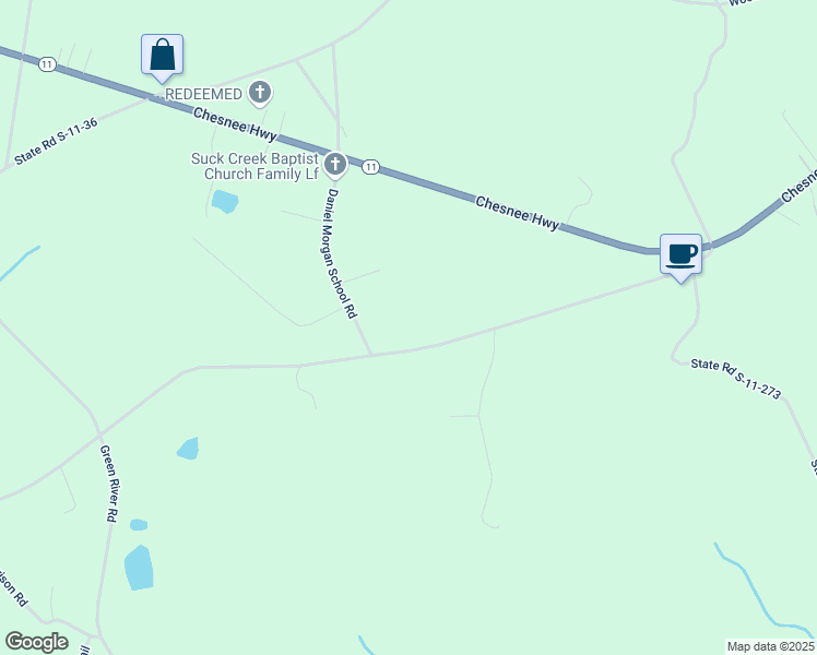 map of restaurants, bars, coffee shops, grocery stores, and more near 438 Old Metal Road in Gaffney