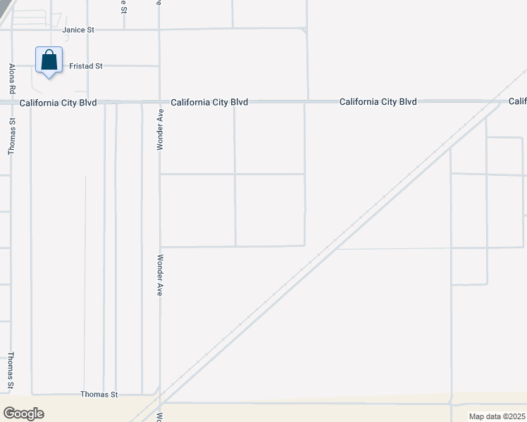 map of restaurants, bars, coffee shops, grocery stores, and more near California City Boulevard in California City