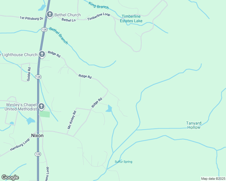 map of restaurants, bars, coffee shops, grocery stores, and more near 731 Ridge Road in Savannah