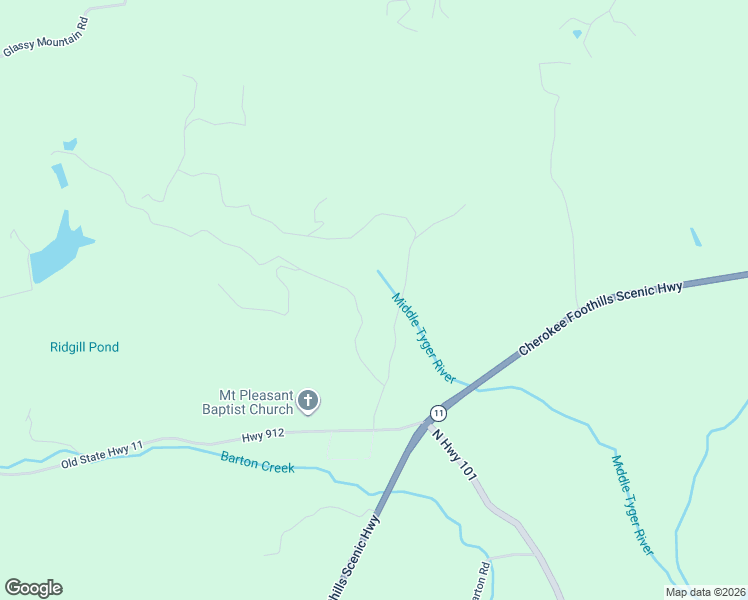 map of restaurants, bars, coffee shops, grocery stores, and more near 125 Pittman Road in Landrum