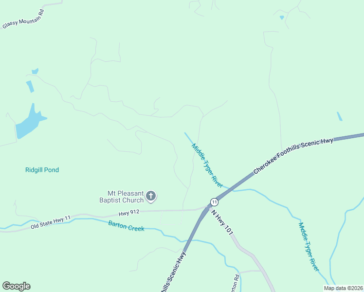 map of restaurants, bars, coffee shops, grocery stores, and more near 125 Pittman Road in Landrum