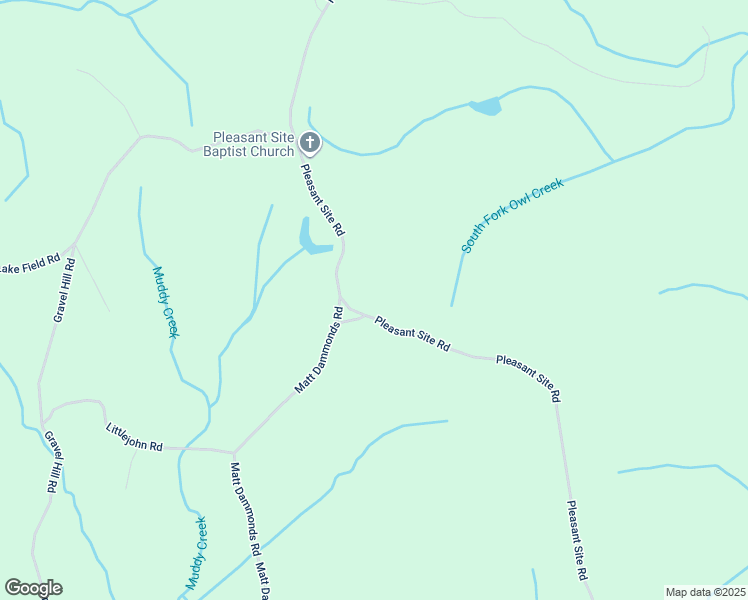map of restaurants, bars, coffee shops, grocery stores, and more near 2312 Pleasant Site Road in Selmer