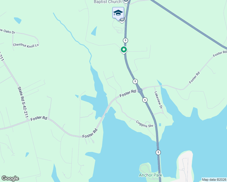 map of restaurants, bars, coffee shops, grocery stores, and more near 432 Coggins Shore in Inman