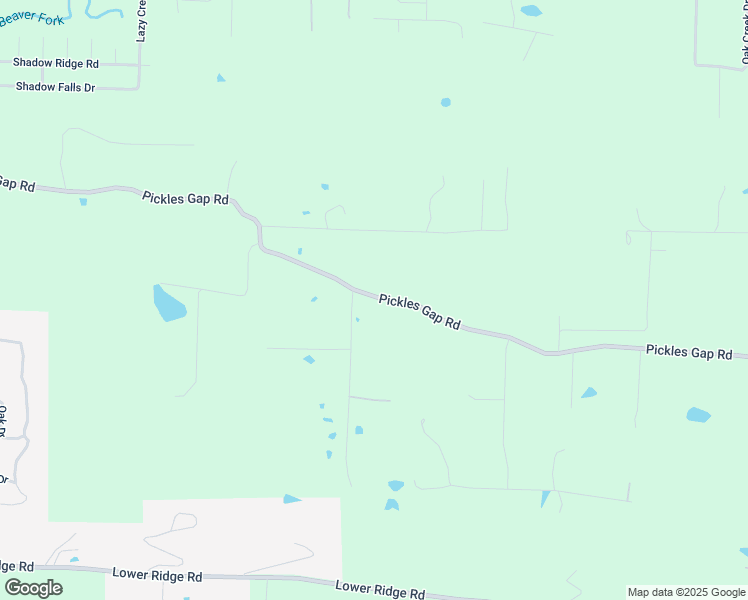 map of restaurants, bars, coffee shops, grocery stores, and more near 125 Pickles Gap Road in Conway