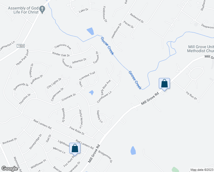 map of restaurants, bars, coffee shops, grocery stores, and more near 3018 Early Rise Avenue in Indian Trail