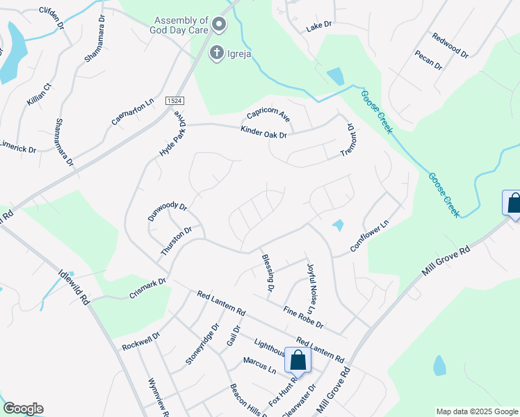 map of restaurants, bars, coffee shops, grocery stores, and more near 7004 Dacian Lane in Indian Trail