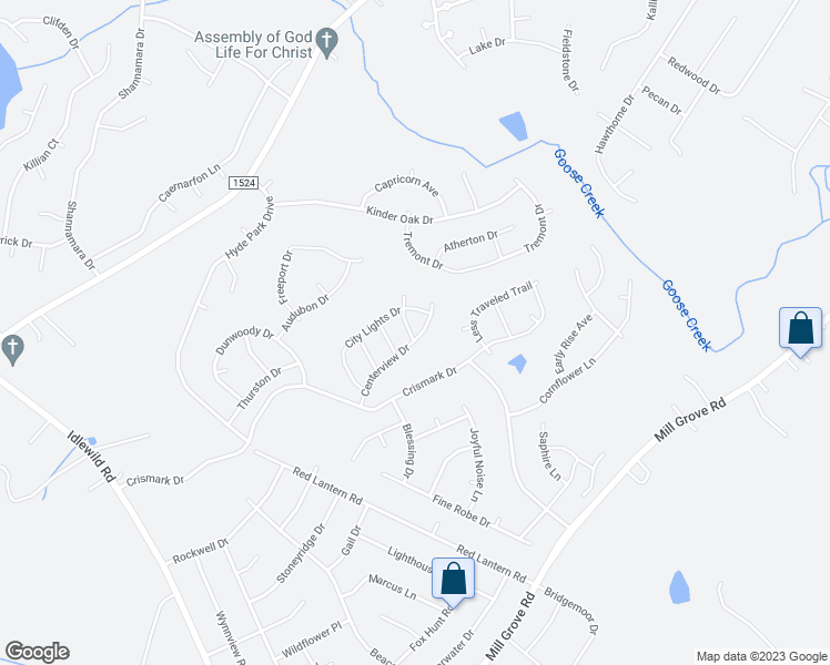 map of restaurants, bars, coffee shops, grocery stores, and more near 6102 Lighted Way Lane in Indian Trail