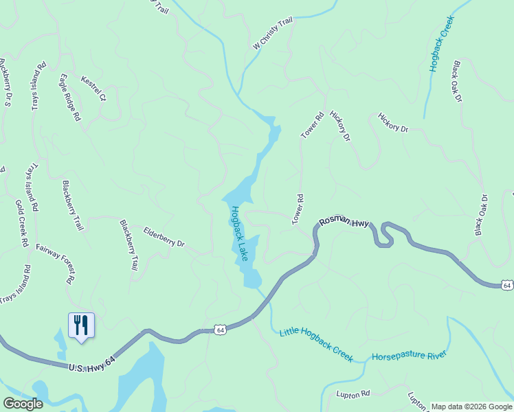 map of restaurants, bars, coffee shops, grocery stores, and more near 47 Golden Mist Court in Sapphire