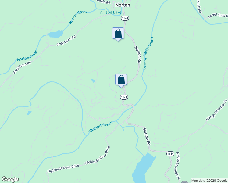 map of restaurants, bars, coffee shops, grocery stores, and more near 14 Raggedy Lane in Cashiers