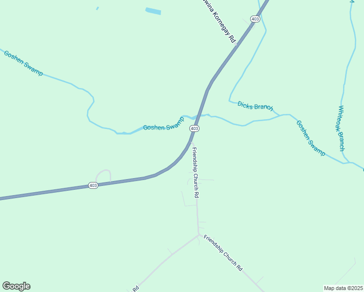 map of restaurants, bars, coffee shops, grocery stores, and more near 1652 North Carolina 403 in Faison