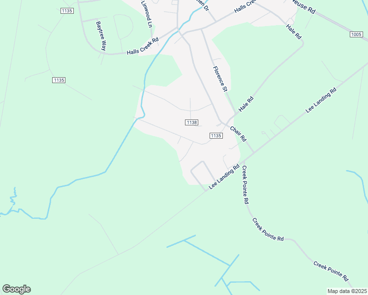 map of restaurants, bars, coffee shops, grocery stores, and more near 50 Deerhaven Drive in New Bern