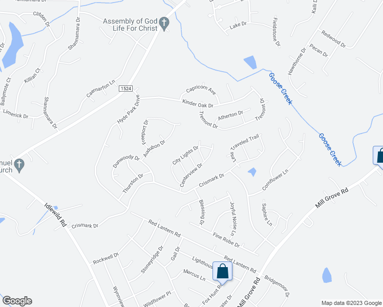 map of restaurants, bars, coffee shops, grocery stores, and more near 7010 Dacian Lane in Indian Trail