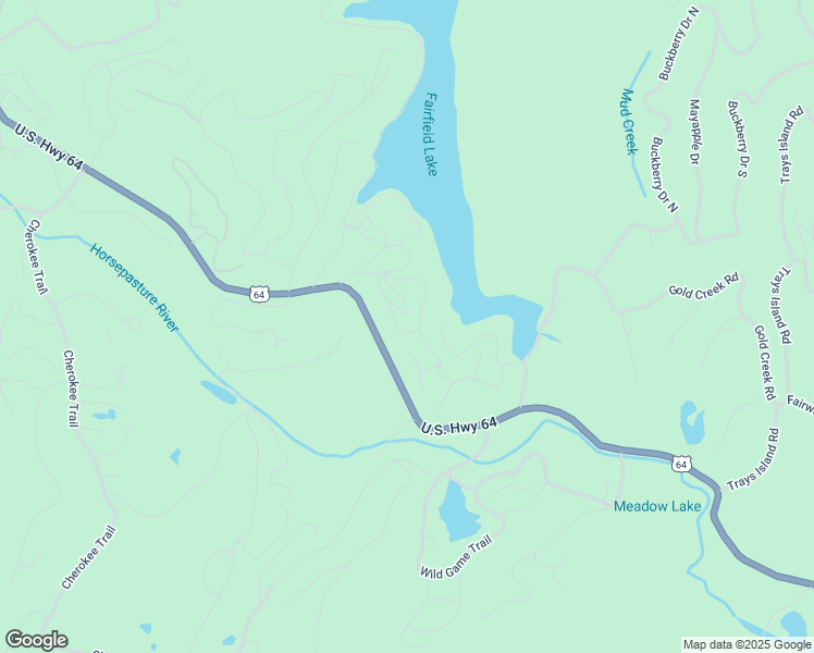 map of restaurants, bars, coffee shops, grocery stores, and more near 117 Holly Ridge in Sapphire