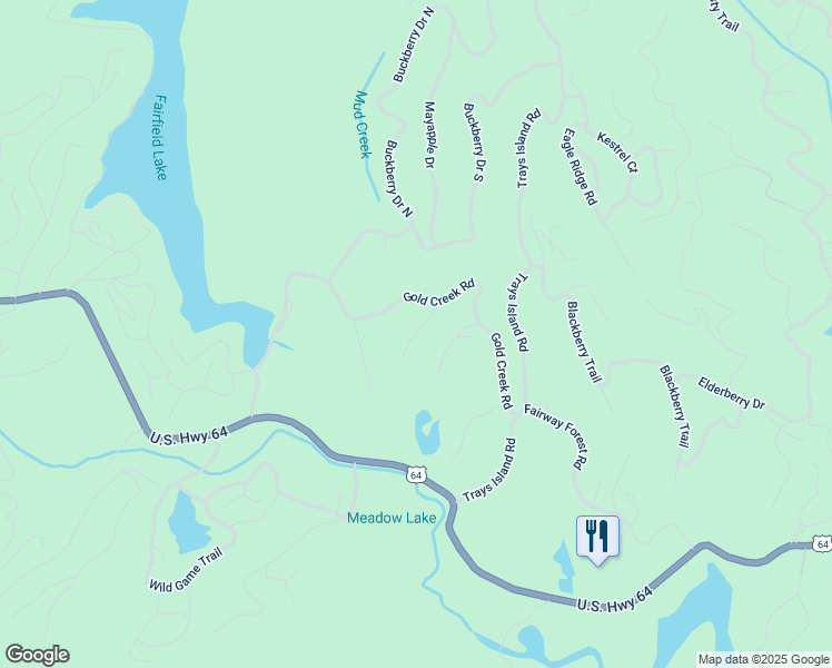map of restaurants, bars, coffee shops, grocery stores, and more near White Dogwood Court in Jackson County