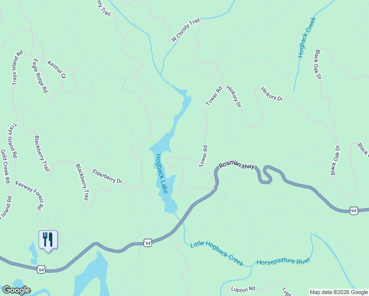 map of restaurants, bars, coffee shops, grocery stores, and more near 28 Golden Mist Court in Sapphire