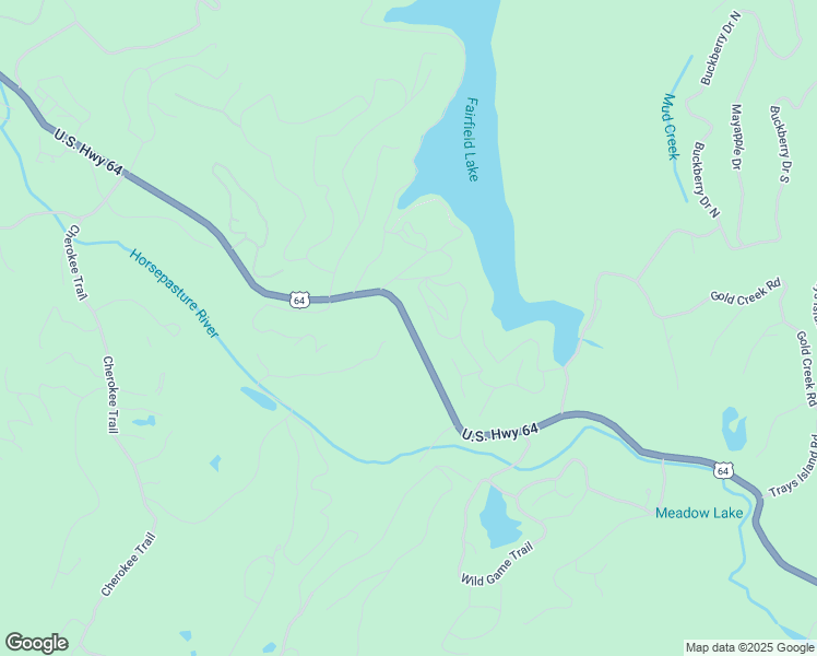 map of restaurants, bars, coffee shops, grocery stores, and more near 3822 U.S. 64 in Sapphire