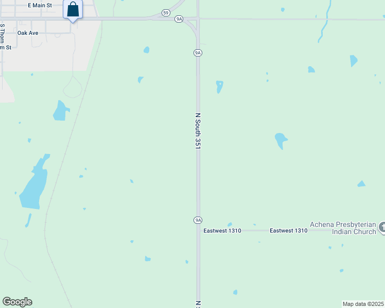 map of restaurants, bars, coffee shops, grocery stores, and more near 13069 Highway 9A in Maud