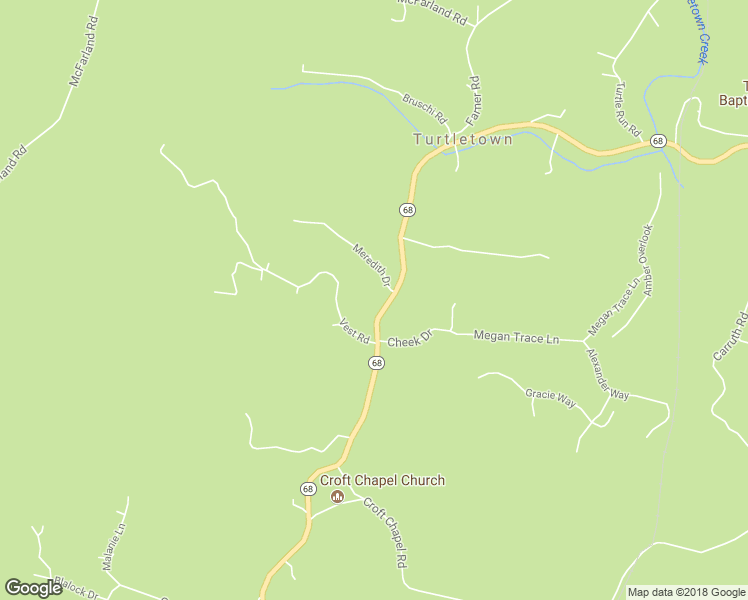 map of restaurants, bars, coffee shops, grocery stores, and more near 127 Meredith Dr in Turtletown