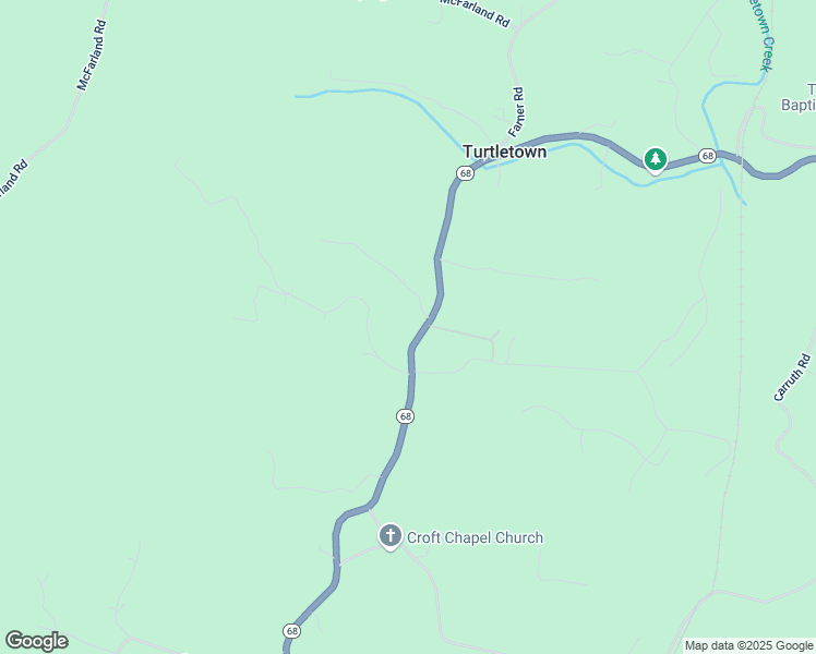 map of restaurants, bars, coffee shops, grocery stores, and more near 127 Meredith Drive in Turtletown