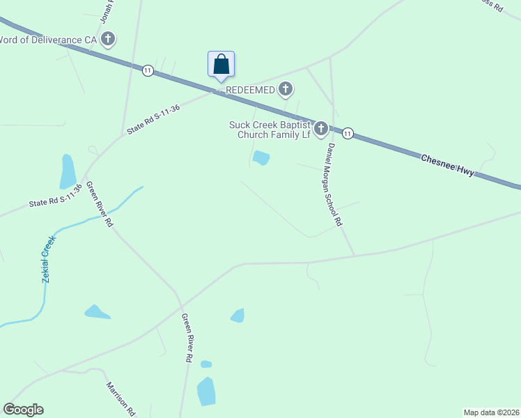 map of restaurants, bars, coffee shops, grocery stores, and more near 14-19 Lettie Road in Gaffney