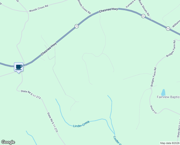 map of restaurants, bars, coffee shops, grocery stores, and more near 335 Cherokee Ridge Drive in Gaffney