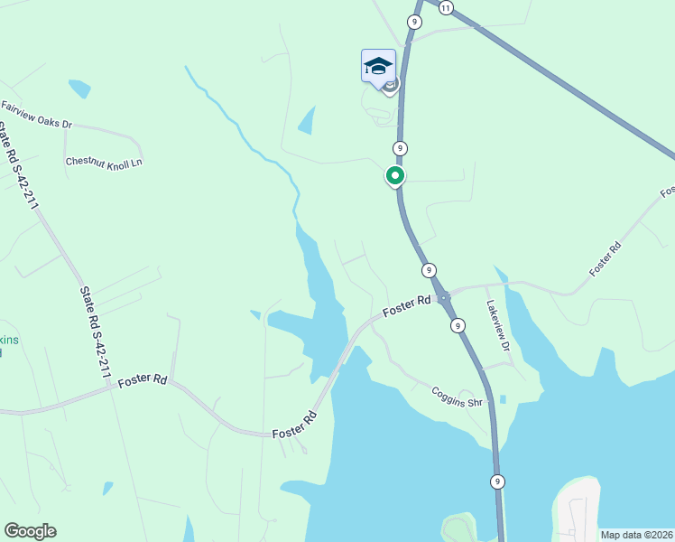 map of restaurants, bars, coffee shops, grocery stores, and more near 453 Coggins Shore in Inman