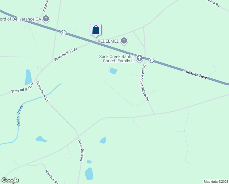 map of restaurants, bars, coffee shops, grocery stores, and more near 14-19 Lettie Road in Gaffney