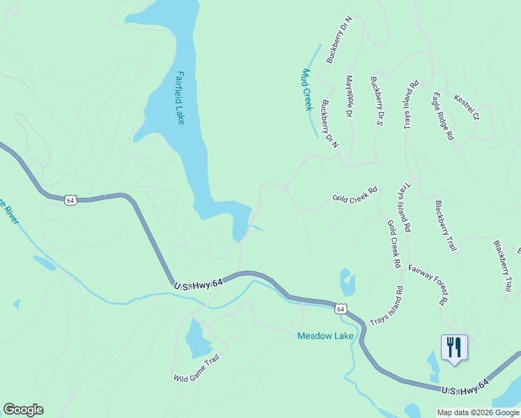 map of restaurants, bars, coffee shops, grocery stores, and more near Mountain Villas Road in Jackson County