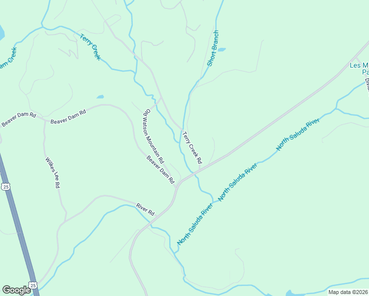 map of restaurants, bars, coffee shops, grocery stores, and more near 153 Terry Creek Road in Travelers Rest