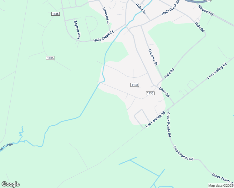 map of restaurants, bars, coffee shops, grocery stores, and more near 353 Longleaf Drive in New Bern