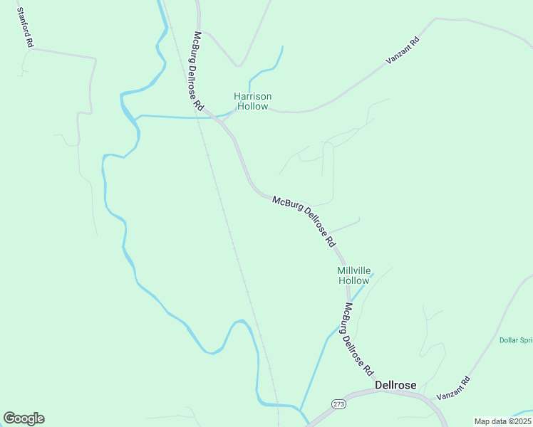 map of restaurants, bars, coffee shops, grocery stores, and more near 465 McBurg Dellrose Road in Dellrose