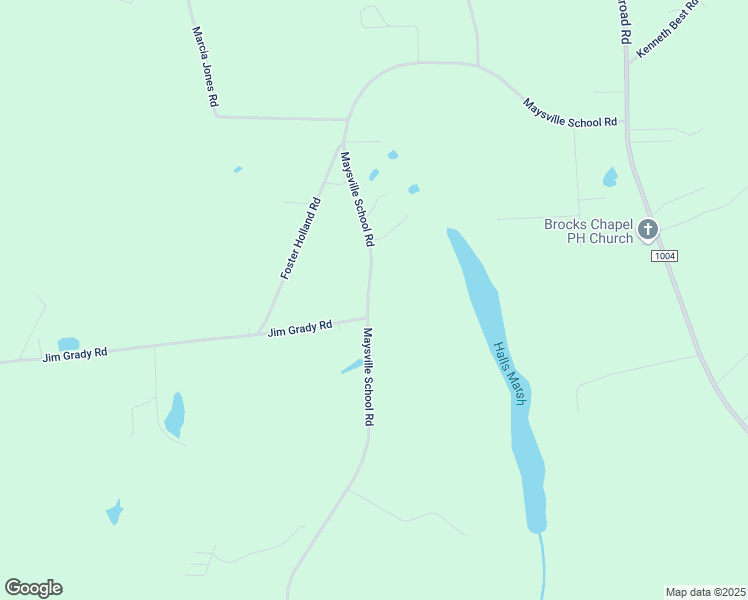 map of restaurants, bars, coffee shops, grocery stores, and more near 409 Maysville School Road in Mount Olive