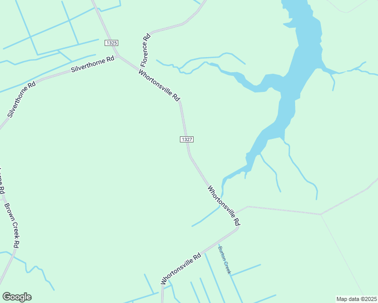 map of restaurants, bars, coffee shops, grocery stores, and more near Whortonsville Road in Pamlico County
