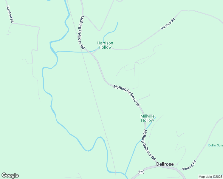 map of restaurants, bars, coffee shops, grocery stores, and more near 465 McBurg Dellrose Road in Dellrose