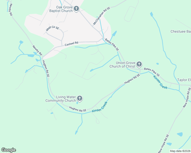 map of restaurants, bars, coffee shops, grocery stores, and more near 271 Hollow View Drive Southeast in Cleveland