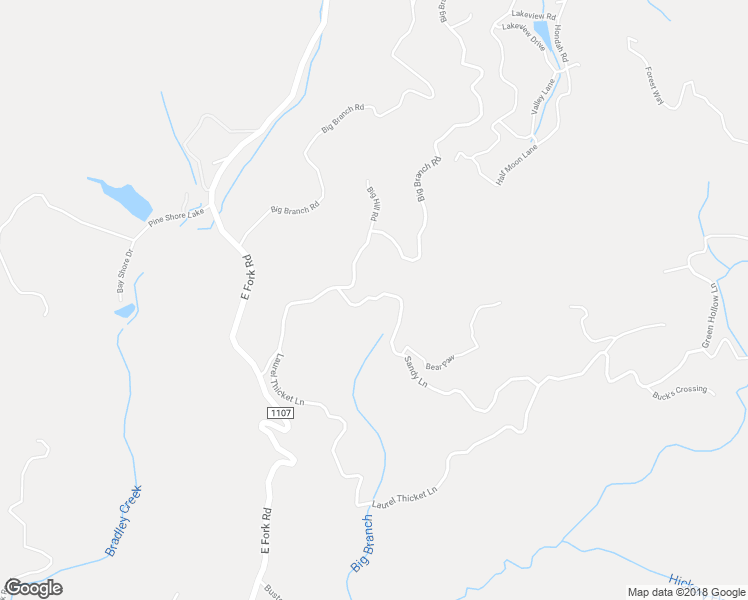 map of restaurants, bars, coffee shops, grocery stores, and more near 112 Sandy Lane in Brevard