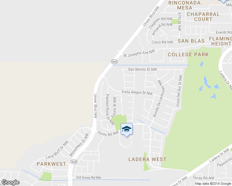 map of restaurants, bars, coffee shops, grocery stores, and more near 7815 Al Street in Albuquerque