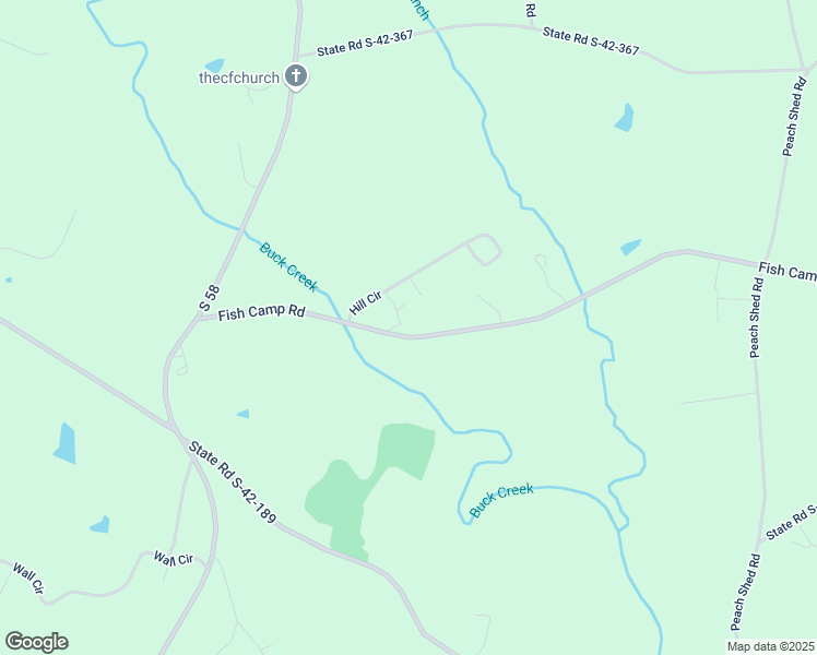 map of restaurants, bars, coffee shops, grocery stores, and more near 140 Hill Circle in Chesnee