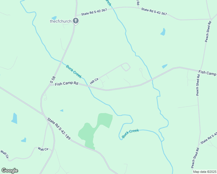 map of restaurants, bars, coffee shops, grocery stores, and more near 140 Hill Circle in Chesnee