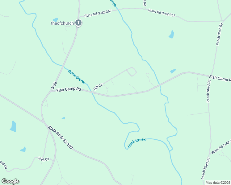 map of restaurants, bars, coffee shops, grocery stores, and more near 1697 Fish Camp Road in Chesnee