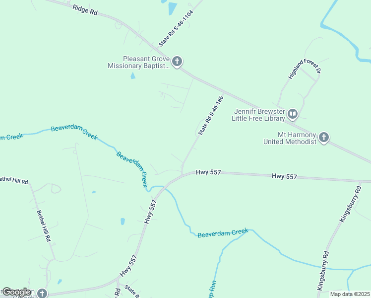 map of restaurants, bars, coffee shops, grocery stores, and more near 157 State Road S-46-186 in Clover