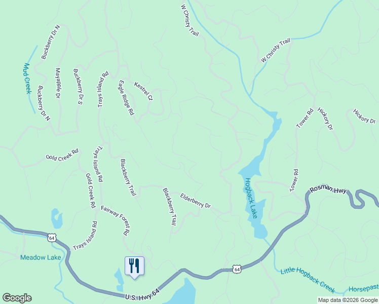 map of restaurants, bars, coffee shops, grocery stores, and more near 34 Holly Forest Court in Sapphire