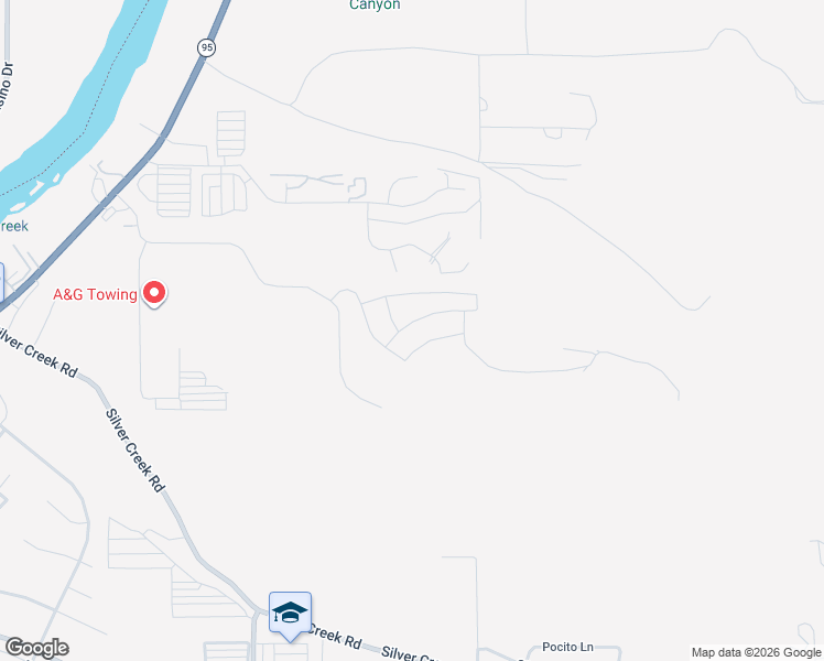 map of restaurants, bars, coffee shops, grocery stores, and more near 2420 Pesuna Drive in Bullhead City