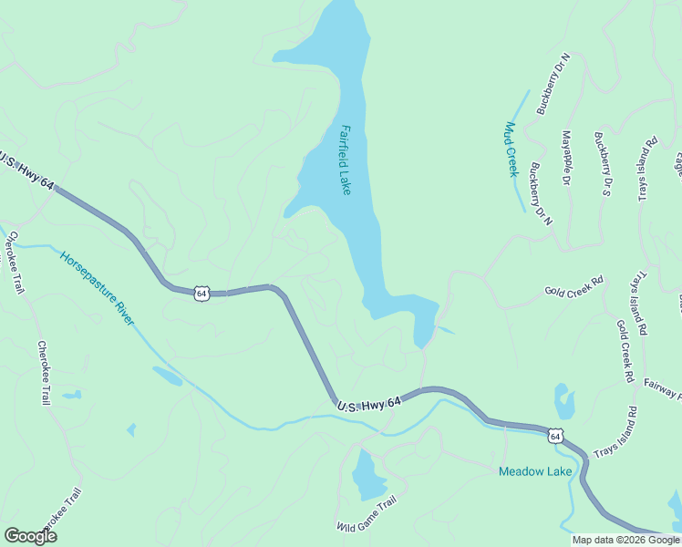 map of restaurants, bars, coffee shops, grocery stores, and more near 125 Overlook Road in Sapphire